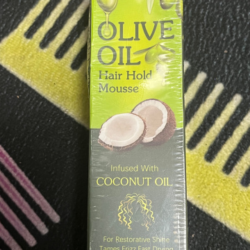 Olive oil hair hold mousse 
