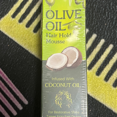 Olive oil hair hold mousse 